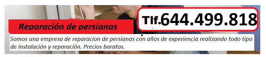 Reparaciones de persianas Alcorcon
